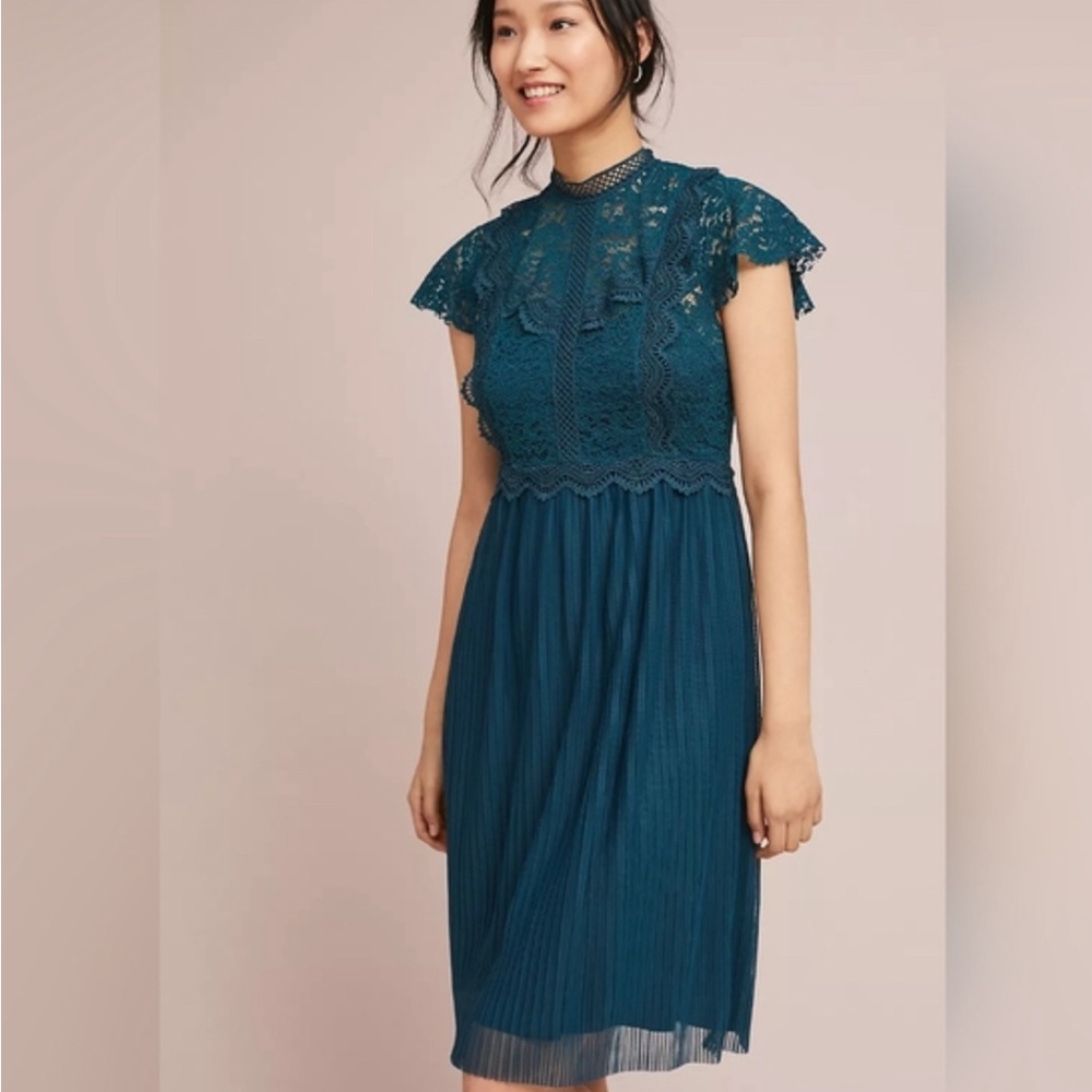 Anthropologie Greenwich Lace Dress NWT